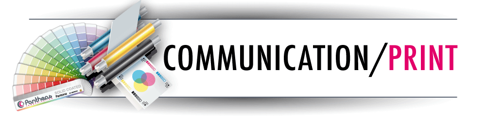 Réalisations en communication imprimée de l'agence Pantheas Narbonne